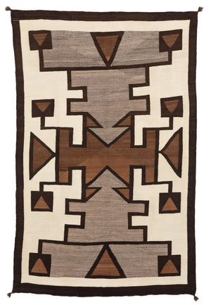 merican Indian Crystal Pictorial Rug Navajo Weaving : Historic : GHT 2233 : 49" x 77" - Getzwiller's Nizhoni Ranch Gallery