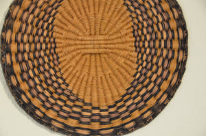 Native American Basket : Hopi Wicker Plaque : Basket 18 - Getzwiller's Nizhoni Ranch Gallery