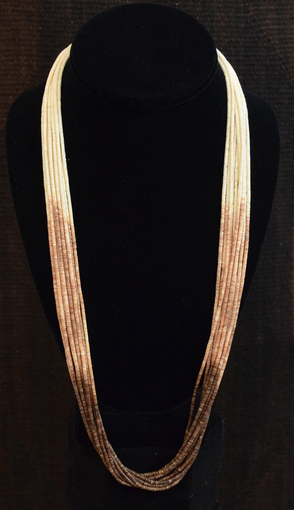 Native American Jewelry : Heishi Shell Necklace : NAJ-N28 - Getzwiller's Nizhoni Ranch Gallery