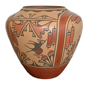 Native : American: Zia Pueblo Pot : Olla pot :  Ruby Panana: rp 25 - Getzwiller's Nizhoni Ranch Gallery