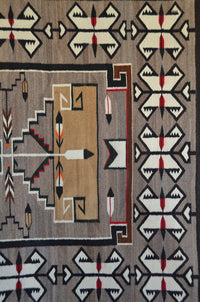 Teec Nos Pos Antique Navajo Rug : PC 165 : 45" x 94" : (3'9" x 7'10"), view 2