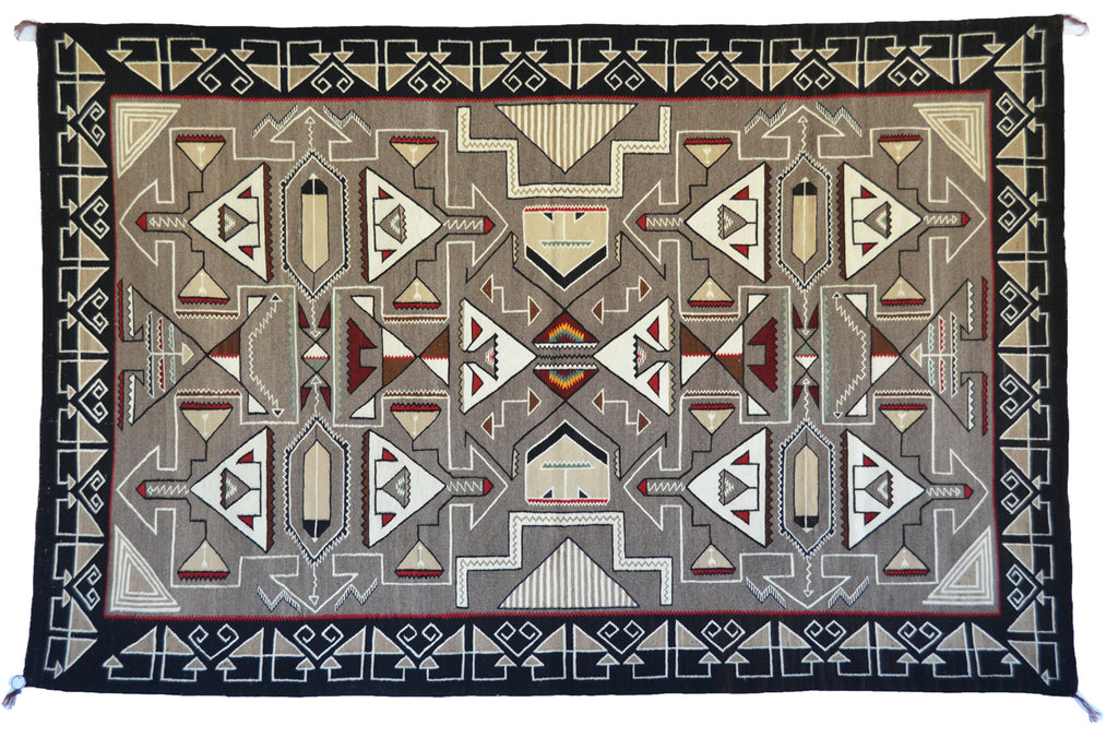 Teec Nos Pos Antique Navajo Rug : PC 167 : 60" x 92"