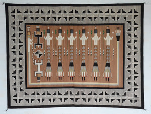 Sandpainting Navajo Weaving : Marie Shirley : PC 272