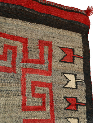 Navajo Double Saddle Blanket : Pictorial : Historic : PC 28