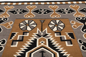 Bistie Navajo Weaving : Historic : PC 101 : 54" x 78" - Getzwiller's Nizhoni Ranch Gallery