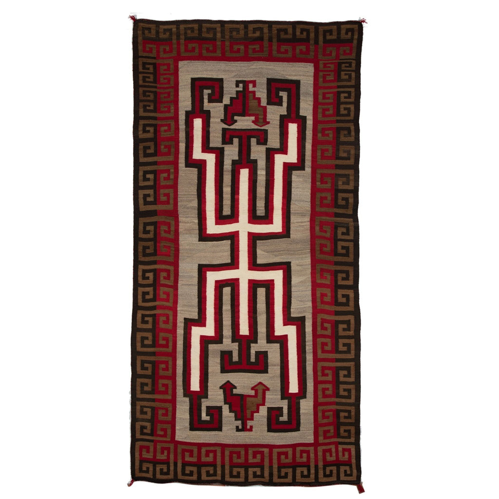 Crystal Hero Twin Navajo Rug Weaving : Historic : GHT 536 : 54" x 108" - Getzwiller's Nizhoni Ranch Gallery