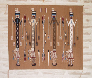 NAVAJO SANDPAINTING WEAVING FINDS A NEW HOME