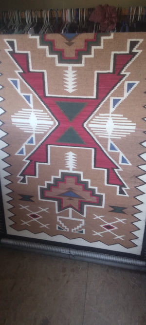 Crystal : Navajo Rug : Geraldine Phillips : Churro 1729 : 43" x 73" (3'7" x 6'1") : Award Winner!