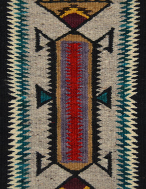 Pictorial Navajo Textile : Ava Tsosie Tommie : 3427 : 9" x 14"