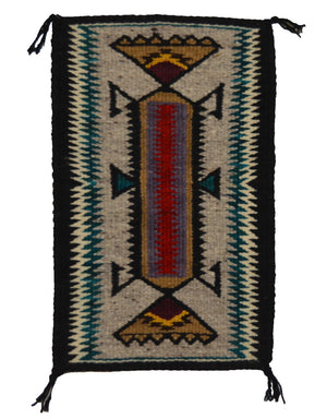 Pictorial Navajo Textile : Ava Tsosie Tommie : 3427 : 9" x 14"
