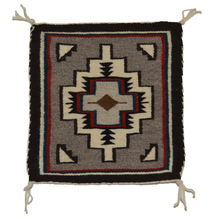 SOLD - Crystal Navajo Rug : Malinda Nez :  3428 : 12" x 12.5"