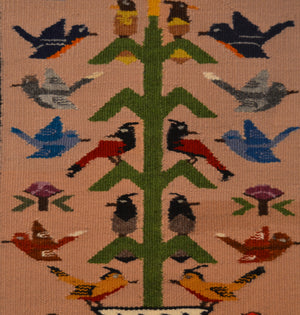 Tree of Life Navajo Weaving : Helen Kaye : 3340 : 15" x 20.5" (1'3" x 1'8.5")