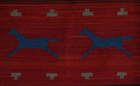 SOLD - Pictorial Navajo Weaving : GH : Churro 1727 : 22.5" x 31.5" (1'10" x 2'7"), view 3