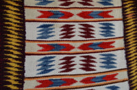 Optical Throw : Navajo Rug : Kathy Marianito : Churro 1801 : 20" x 28" (1'8" x 2'4"), view 4
