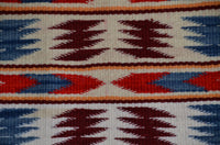 Optical Throw : Navajo Rug : Kathy Marianito : Churro 1801 : 20" x 28" (1'8" x 2'4"), view 3