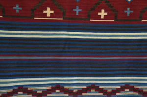 Manta : Navajo Weaving : Jamie Marianito : Churro 440 : 53" x 68" (4'5" x 5'8")