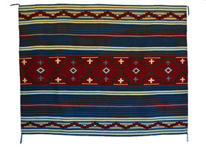 Manta : Navajo Weaving : Jamie Marianito : Churro 440 : 53" x 68" (4'5" x 5'8")