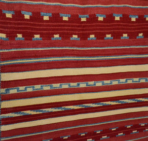 Childs Blanket : Silk : Navajo Weaving : Jamie Marianito : Churro 575 : 26" x 42" (2'2" x 3'6")