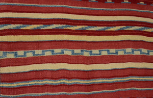 Childs Blanket : Silk : Navajo Weaving : Jamie Marianito : Churro 575 : 26" x 42" (2'2" x 3'6")