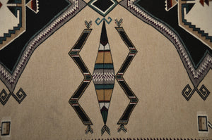 Teec Nos Pos Navajo Rug : Linda Nez : Churro 224 : 72" x 120" (6' x 10')