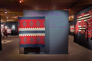 Childs Blanket : Silk : Navajo Weaving : Jamie Marianito : Churro 575 : 26" x 42" (2'2" x 3'6")