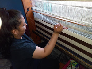 1st Phase Chief Blanket : Navajo Rug :  Tanisha Witman : Looming  Attractions