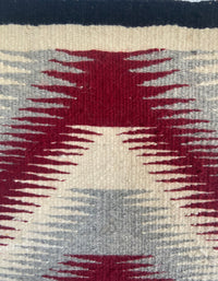 Throw Navajo Weaving : 3433 : 13" x 21" (1'1" x 1'9"), view 2