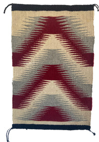 Throw Navajo Weaving : 3433 : 13" x 21" (1'1" x 1'9"), view 1