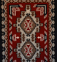 Ganado Navajo Rug : Elsie Bia : Churro 1738 : 47.5" x 72.5" (4' x 6'), view 3