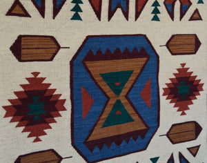 Crystal : Navajo Rug : Ervin Phillips : Churro 1739 : 42" x 76"