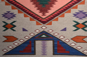 Crystal Navajo Rug : Geraldine Phillips : Churro 1777 : 34" x 76" (2'10" x 6'4")
