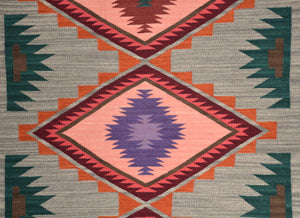 Crystal Navajo Rug : Geraldine Phillips : Churro 1777 : 34" x 76" (2'10" x 6'4")
