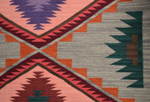 Crystal Navajo Rug : Geraldine Phillips : Churro 1777 : 34" x 76" (2'10" x 6'4")