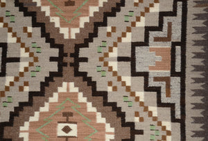 Two Grey Hill Navajo Rug : Gloria Bia : Churro 1778 : 29" x 34" (2'5" x 2'10")