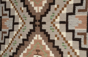 Two Grey Hill Navajo Rug : Gloria Bia : Churro 1778 : 29" x 34" (2'5" x 2'10")