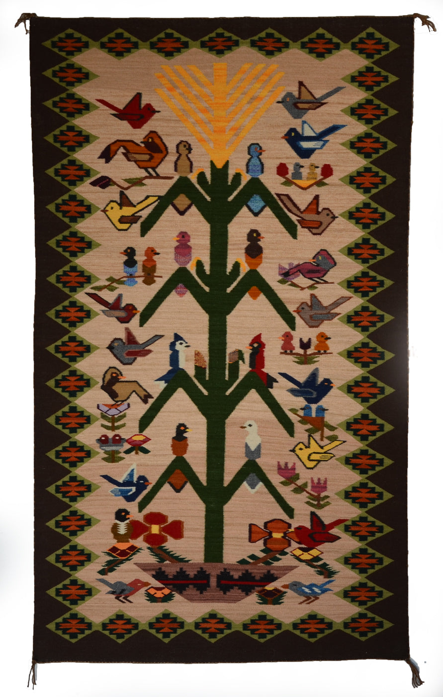 Tree of Life Navajo weaving by selena Yazzie