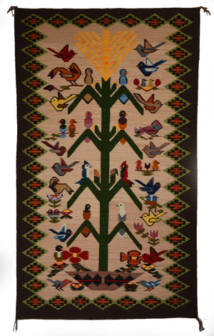 Tree of Life Navajo weaving by selena Yazzie