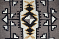 Two Grey Hill Navajo Rug : Harriet Evans : Churro 1795 : 33" x 60" (2'9" x 5'), view 5