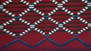 Manta : Navajo Weaving : Jamie Marianito : Churro 487 : 44" x 62" (3'8" x 5'2")