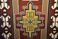 Teec Nos Pos Navajo Weaving : Marian Nez : Churro 508 : 48" x 168" (4' x 14'), view 5