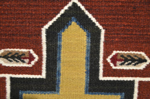Teec Nos Pos Navajo Weaving : Marian Nez : Churro 508 : 48" x 168" (4' x 14')