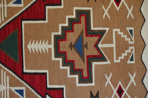 Crystal : Navajo Rug : Geraldine Phillips : Churro 1729 : 43" x 73"