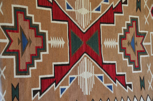 Crystal : Navajo Rug : Geraldine Phillips : Churro 1729 : 43" x 73"