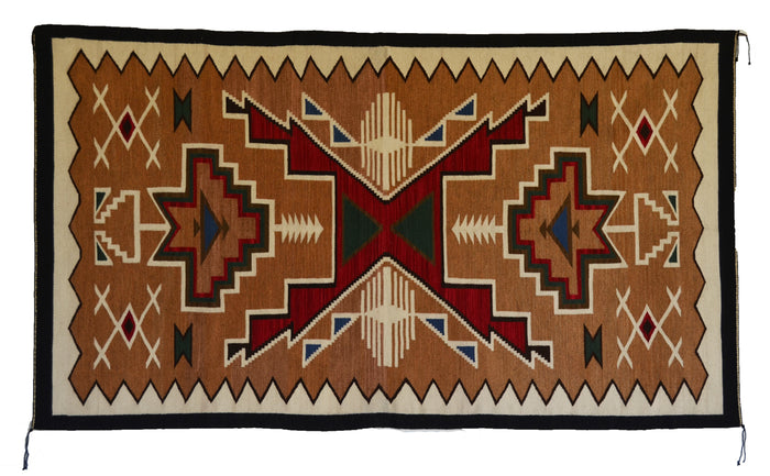 Crystal : Navajo Rug : Geraldine Phillips : Churro 1729 : 43" x 73" (3'7" x 6'1") : Award Winner!