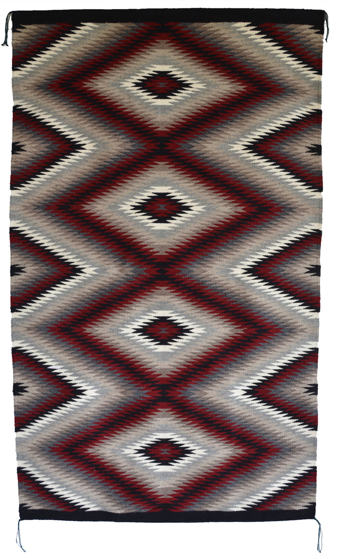 Eye Dazzler Navajo Rug : Daisey Ann James : 3441 : 36" x 60" (3' x 5")