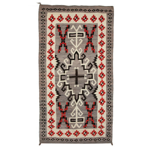 Crystal JB Moore Plate XXIII Navajo Weaving : Historic : GHT 1052 : 4'10″ x 9′ - Getzwiller's Nizhoni Ranch Gallery