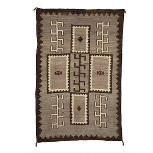 Transitional Navajo textile : Historic : GHT 598 : 5’7″ x 8’8′ - Getzwiller's Nizhoni Ranch Gallery