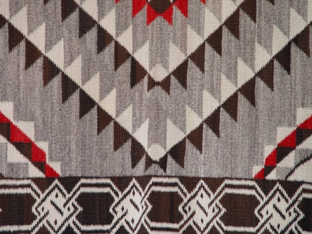 Crystal / Chinle Navajo Weaving : Historic : GHT 1081 : 45″ x 104″  : (3'9" x 8'8")
