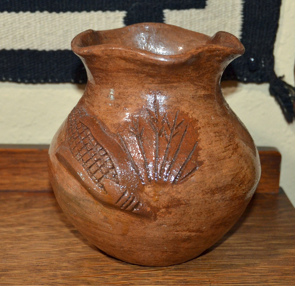 Navajo Pottery : Wanda Herder- Pot #10 - Getzwiller's Nizhoni Ranch Gallery