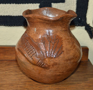 Navajo Pottery : Wanda Herder- Pot #10 - Getzwiller's Nizhoni Ranch Gallery